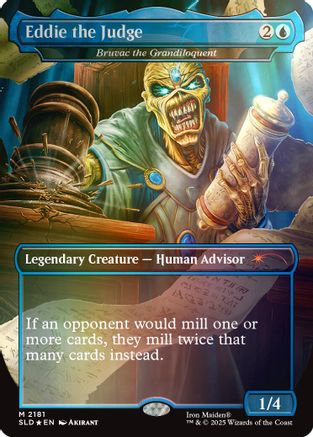 Eddie the Judge - Bruvac the Grandiloquent (Rainbow Foil) (SLD-2181) [Secret Lair] Drop Series Foil MTG Single Wizards of the Coast