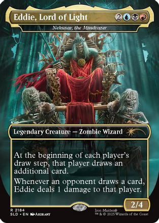 Eddie, Lord of Light - Nekusar, the Mindrazer (SLD-2184) [Secret Lair] Drop Series MTG Single Wizards of the Coast