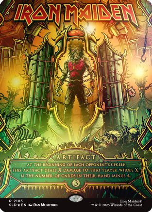 Iron Maiden (Rainbow Foil) (SLD-2185) [Secret Lair] Drop Series Foil MTG Single Wizards of the Coast