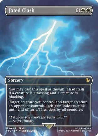 Fated Clash (FIC-449) [Commander: FINAL FANTASY] Foil MTG Single Wizards of the Coast