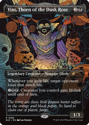 Vito, Thorn of the Dusk Rose (SLD-2282) [Secret Lair] Drop Series MTG Single Wizards of the Coast