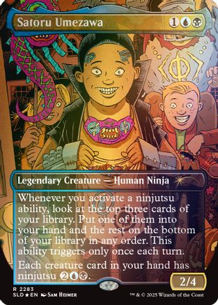 Satoru Umezawa (Rainbow Foil) (SLD-2283) [Secret Lair] Drop Series Foil MTG Single Wizards of the Coast