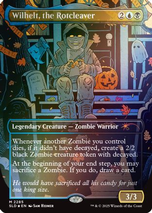 Wilhelt, the Rotcleaver (Rainbow Foil) (SLD-2285) [Secret Lair] Drop Series Foil MTG Single Wizards of the Coast