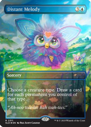 Distant Melody (2311) (Rainbow Foil) (SLD-2311) [Secret Lair] Drop Series Foil MTG Single Wizards of the Coast