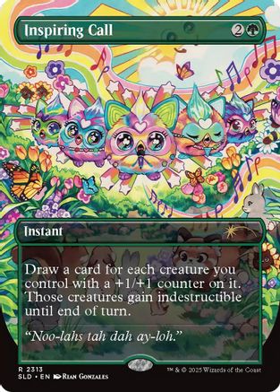 Inspiring Call (SLD-2313) [Secret Lair] Drop Series MTG Single Wizards of the Coast