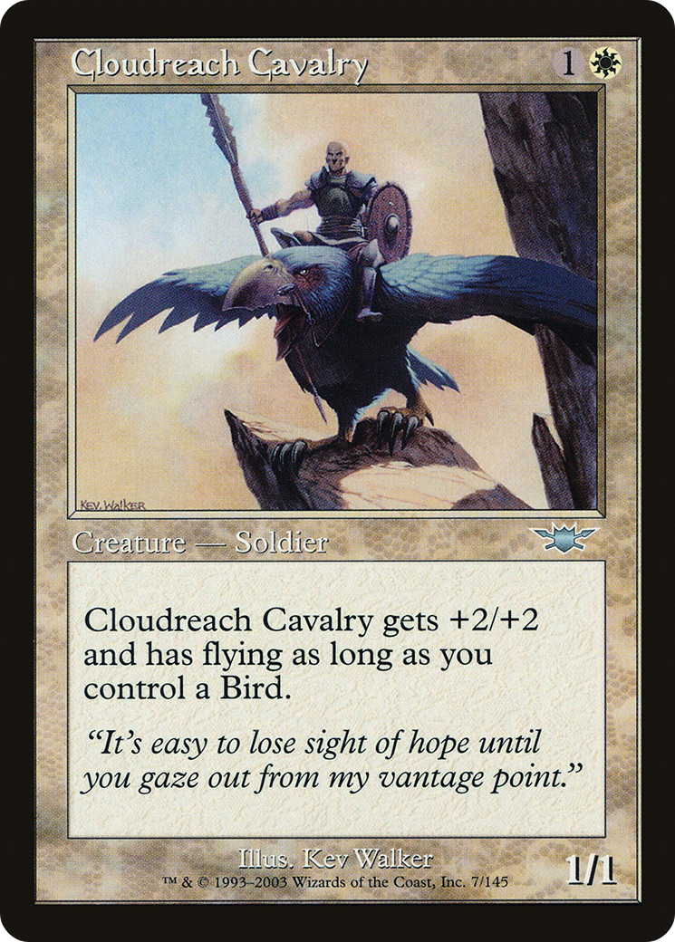 Cloudreach Cavalry (LGN-007) [Legions] MTG Single Wizards of the Coast
