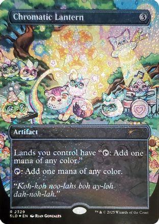 Chromatic Lantern (2329) (Confetti Foil) (SLD-2329) [Secret Lair] Drop Series Foil MTG Single Wizards of the Coast
