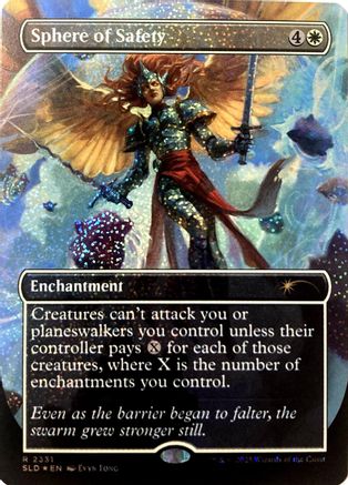 Sphere of Safety (2331) (Confetti Foil) (SLD-2331) [Secret Lair] Drop Series Foil MTG Single Wizards of the Coast