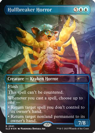 Hullbreaker Horror (Rainbow Foil) (SLD-2321) [Secret Lair] Drop Series Foil MTG Single Wizards of the Coast