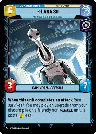 Lama Su - We Modified Their Genetics (3/264) [Secrets of Power] Star Wars: Unlimited Single Disney