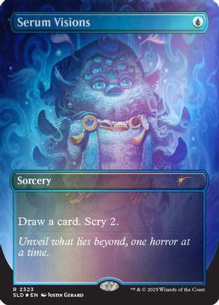 Serum Visions (2323) (Rainbow Foil) (SLD-2323) [Secret Lair] Drop Series Foil MTG Single Wizards of the Coast