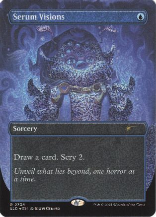 Serum Visions (2338) (Confetti Foil) (SLD-2338) [Secret Lair] Drop Series Foil MTG Single Wizards of the Coast