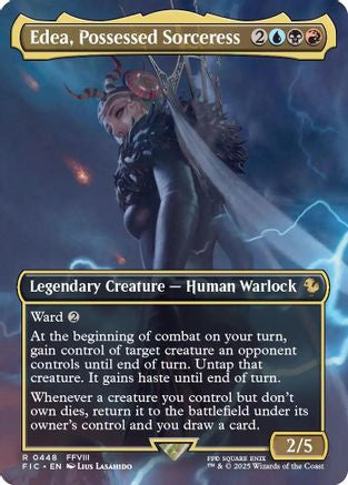 Edea, Possessed Sorceress (FIC-448) [Commander: FINAL FANTASY] Foil MTG Single Wizards of the Coast