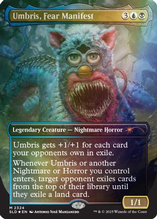 Umbris, Fear Manifest (Rainbow Foil) (SLD-2324) [Secret Lair] Drop Series Foil MTG Single Wizards of the Coast