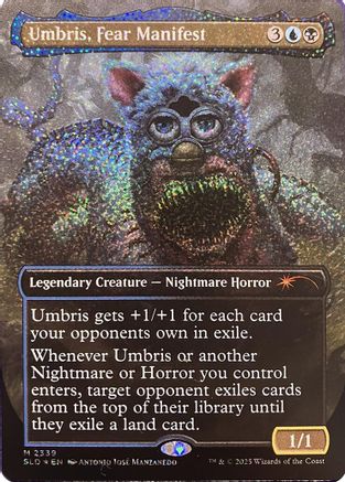 Umbris, Fear Manifest (Confetti Foil) (SLD-2339) [Secret Lair] Drop Series Foil MTG Single Wizards of the Coast