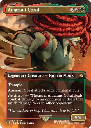 Amarant Coral (FIC-457) [Commander: FINAL FANTASY] Foil MTG Single Wizards of the Coast