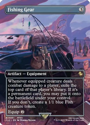 Fishing Gear (FIC-461) [Commander: FINAL FANTASY] MTG Single Wizards of the Coast