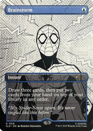 Brainstorm (7016) (SLD-7016) [Secret Lair] Drop Series MTG Single Wizards of the Coast