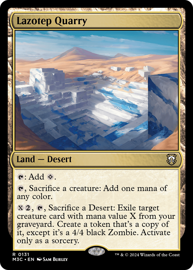 Lazotep Quarry (M3C-131) [Modern Horizons 3 Commander] MTG Single Wizards of the Coast