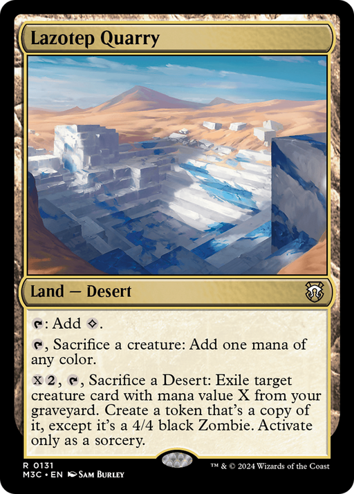 Lazotep Quarry (M3C-131) [Modern Horizons 3 Commander] MTG Single Wizards of the Coast