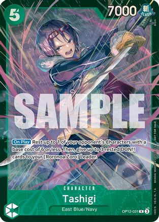Tashigi (Store Treasure Cup 2025) (OP12-031) [One Piece Promotion Cards] Foil One Piece Single Bandai