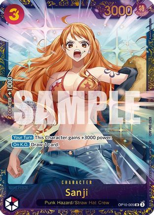 Sanji (Treasure Cup 2025) (OP10-005) [One Piece Promotion Cards] Foil One Piece Single Bandai