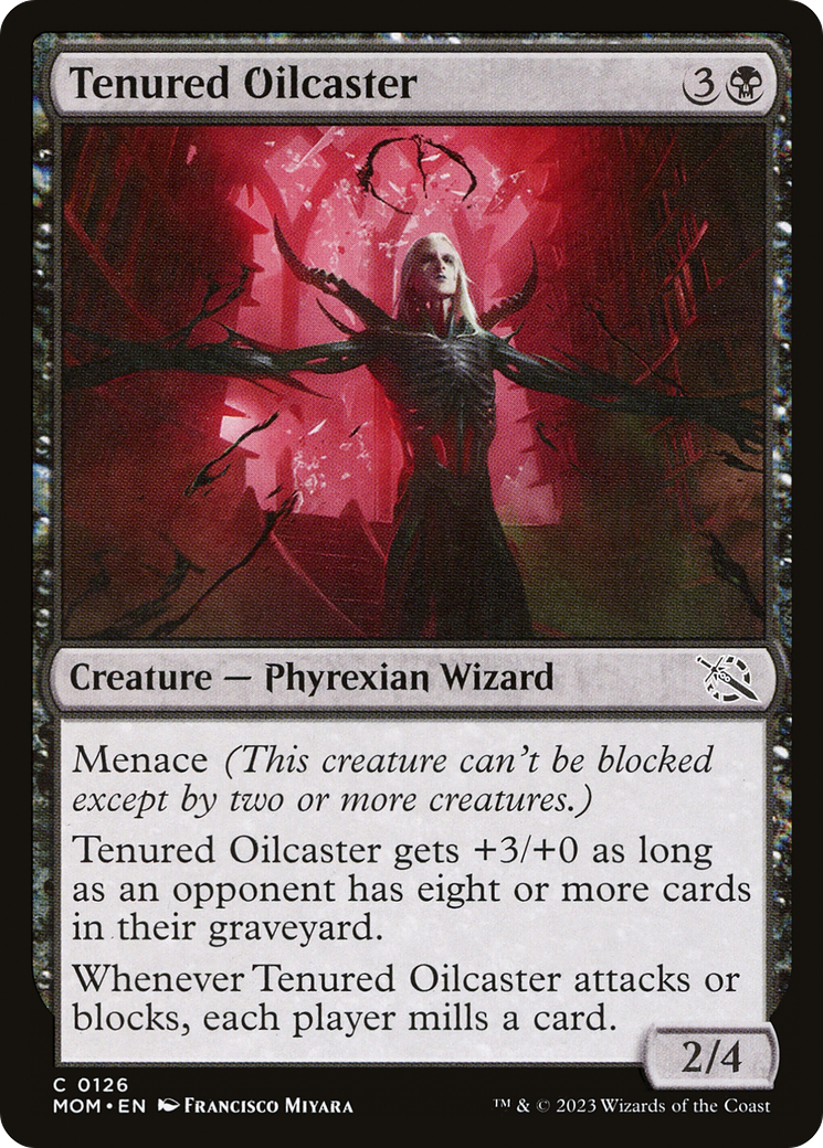 Tenured Oilcaster (MOM-126) [March of the Machine] Foil MTG Single Wizards of the Coast