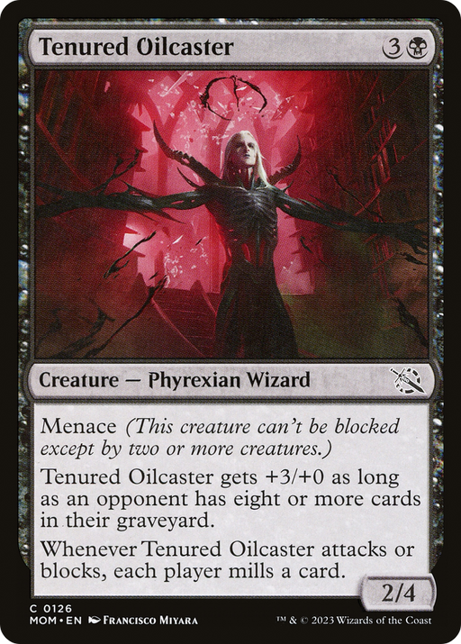 Tenured Oilcaster (MOM-126) [March of the Machine] Foil MTG Single Wizards of the Coast