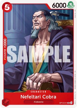 Nefeltari Cobra (OP13-011) [Carrying On His Will] One Piece Single Bandai