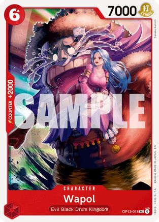 Wapol (OP13-018) [Carrying On His Will] One Piece Single Bandai