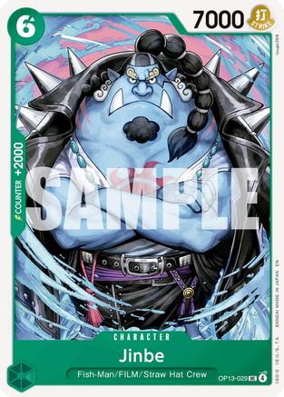 Jinbe (OP13-029) [Carrying On His Will] One Piece Single Bandai