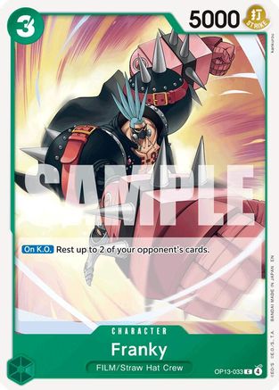 Franky (OP13-033) [Carrying On His Will] One Piece Single Bandai