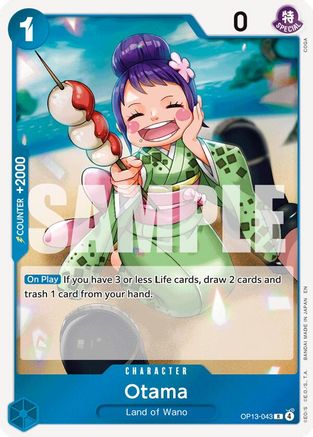 Otama (OP13-043) [Carrying On His Will] Foil One Piece Single Bandai