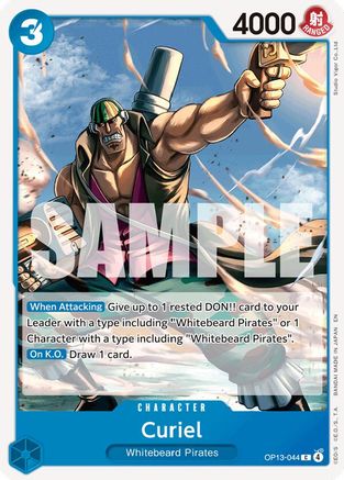 Curiel (OP13-044) [Carrying On His Will] One Piece Single Bandai