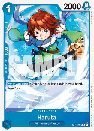 Haruta (OP13-045) [Carrying On His Will] One Piece Single Bandai