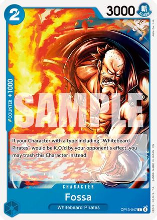 Fossa (OP13-047) [Carrying On His Will] One Piece Single Bandai