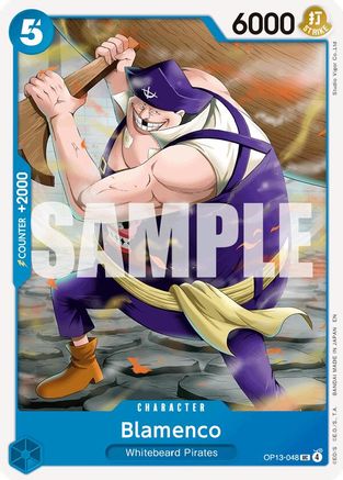 Blamenco (OP13-048) [Carrying On His Will] One Piece Single Bandai
