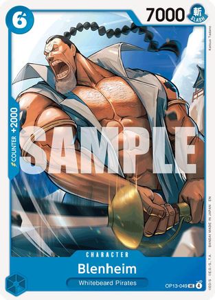 Blenheim (OP13-049) [Carrying On His Will] One Piece Single Bandai
