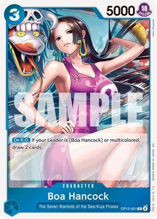 Boa Hancock (OP13-051) [Carrying On His Will] Foil One Piece Single Bandai