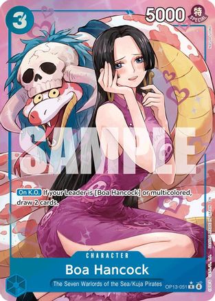 Boa Hancock (Alternate Art) (OP13-051) [Carrying On His Will] Foil One Piece Single Bandai