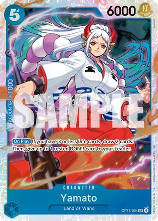 Yamato (OP13-054) [Carrying On His Will] Foil One Piece Single Bandai