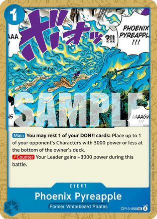 Phoenix Pyreapple (OP13-058) [Carrying On His Will] One Piece Single Bandai