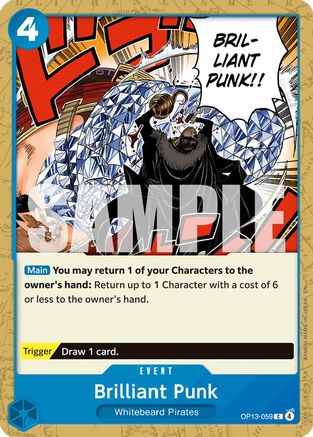 Brilliant Punk (OP13-059) [Carrying On His Will] One Piece Single Bandai