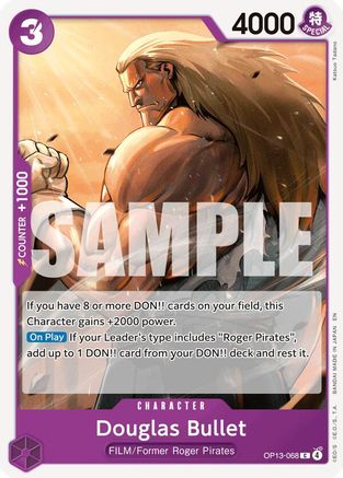 Douglas Bullet (OP13-068) [Carrying On His Will] One Piece Single Bandai