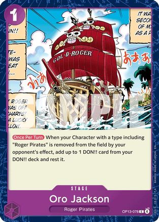 Oro Jackson (OP13-078) [Carrying On His Will] One Piece Single Bandai