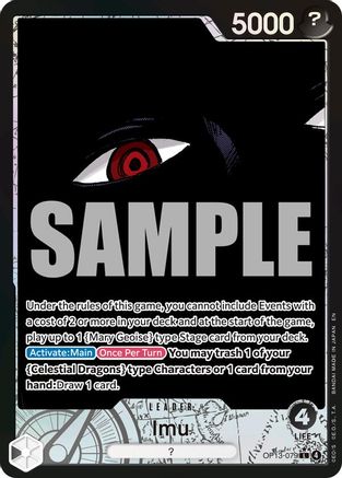 Imu (Alternate Art) (OP13-079) [Carrying On His Will] Foil One Piece Single Bandai