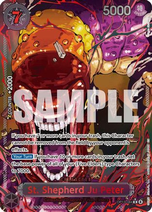 St. Shepherd Ju Peter (Parallel) (OP13-084) [Carrying On His Will] Foil One Piece Single Bandai