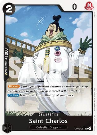 Saint Charlos (OP13-087) [Carrying On His Will] One Piece Single Bandai