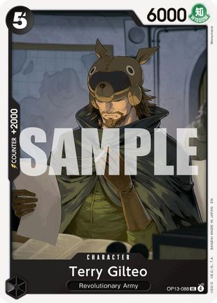 Terry Gilteo (OP13-088) [Carrying On His Will] One Piece Single Bandai