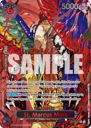 St. Marcus Mars (Parallel) (OP13-091) [Carrying On His Will] Foil One Piece Single Bandai